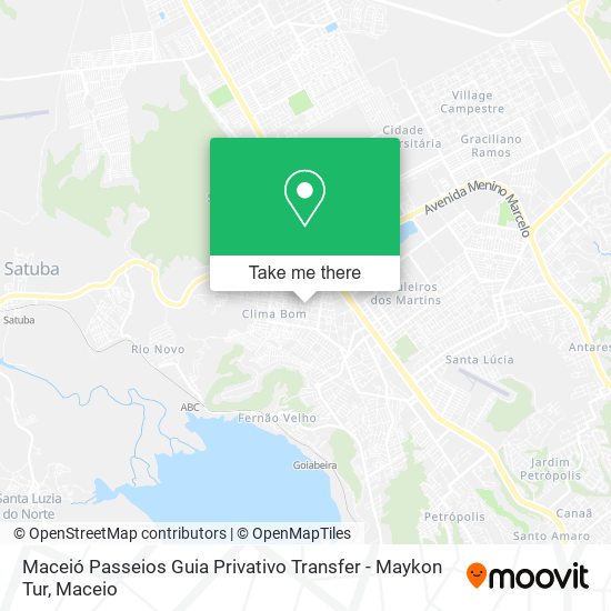 Maceió Passeios Guia Privativo Transfer - Maykon Tur map