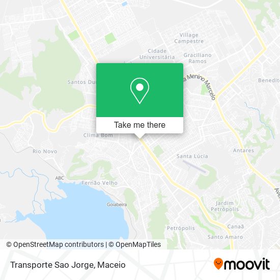 Transporte Sao Jorge map