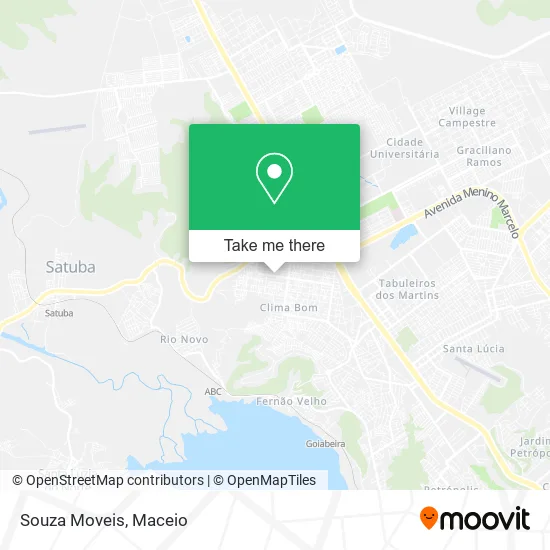 Souza Moveis map