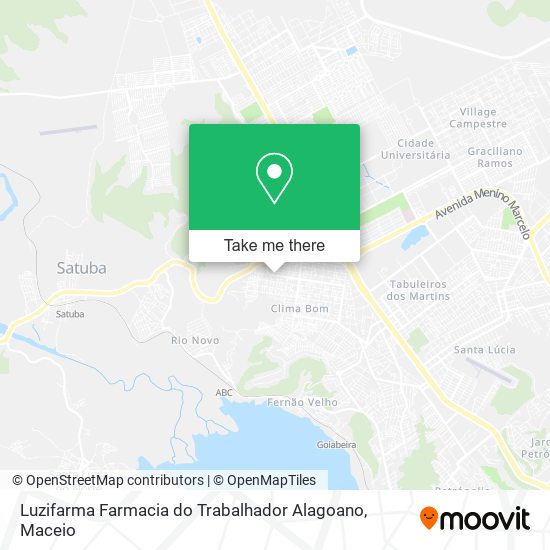 Luzifarma Farmacia do Trabalhador Alagoano map
