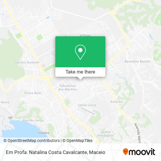 Mapa Em Profa. Natalina Costa Cavalcante