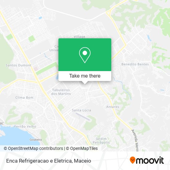 Enca Refrigeracao e Eletrica map