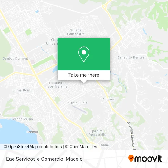 Eae Servicos e Comercio map