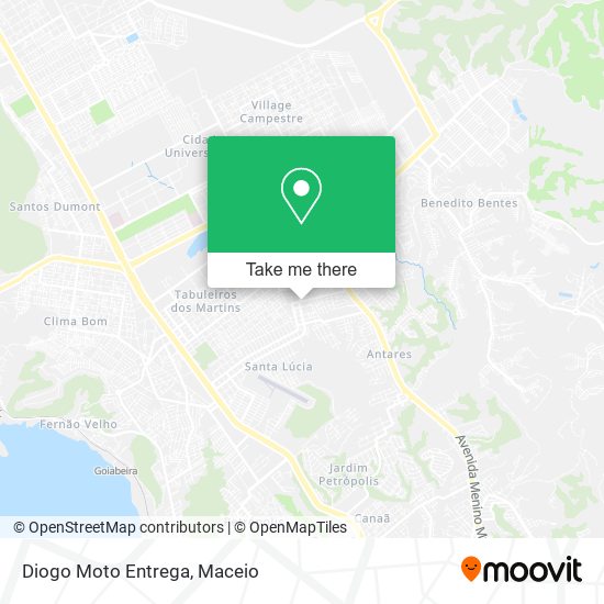 Diogo Moto Entrega map