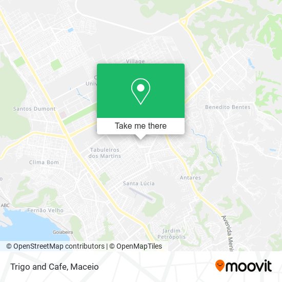 Mapa Trigo and Cafe