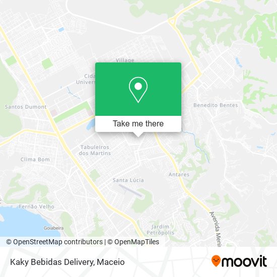Kaky Bebidas Delivery map