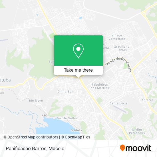 Panificacao Barros map