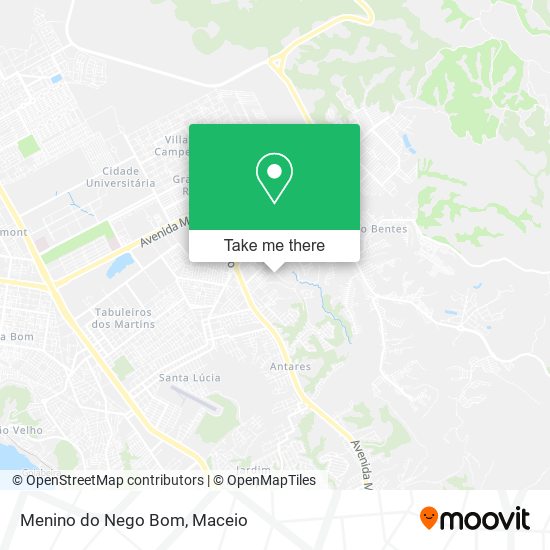 Mapa Menino do Nego Bom