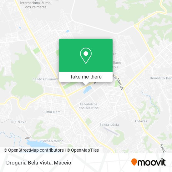 Mapa Drogaria Bela Vista