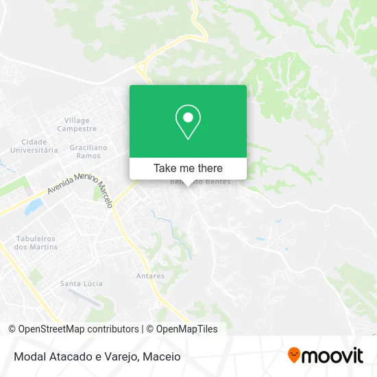 Modal Atacado e Varejo map