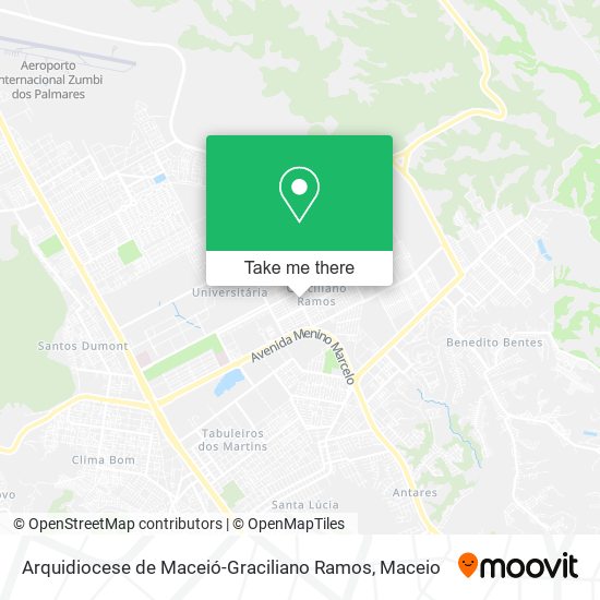 Arquidiocese de Maceió-Graciliano Ramos map