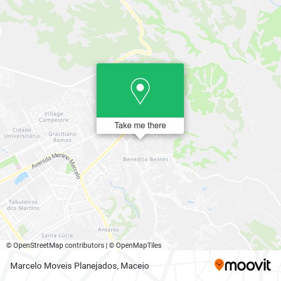 Mapa Marcelo Moveis Planejados