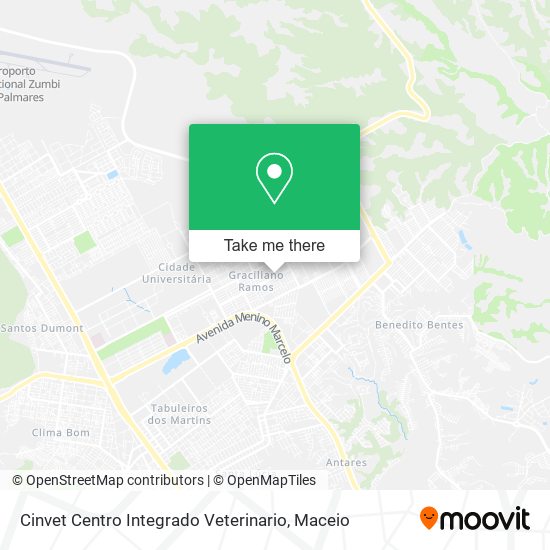 Cinvet Centro Integrado Veterinario map