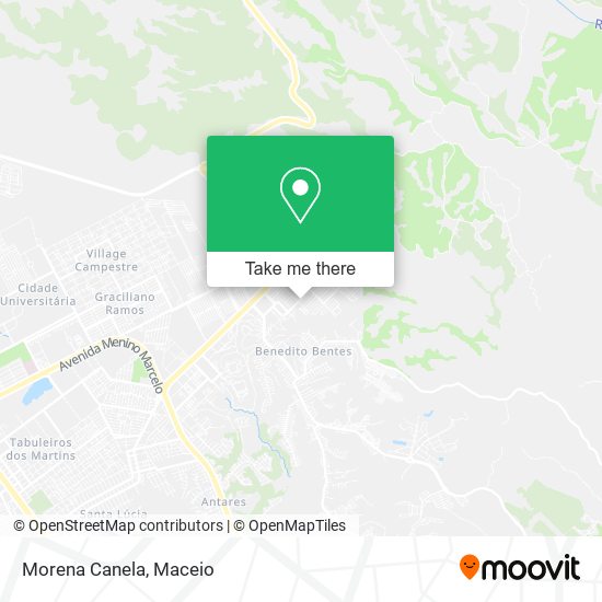 Morena Canela map