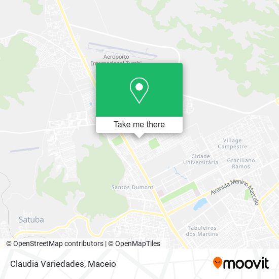 Claudia Variedades map