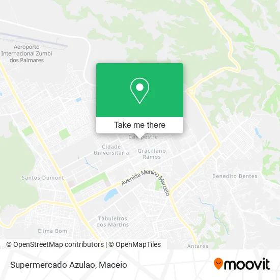 Supermercado Azulao map