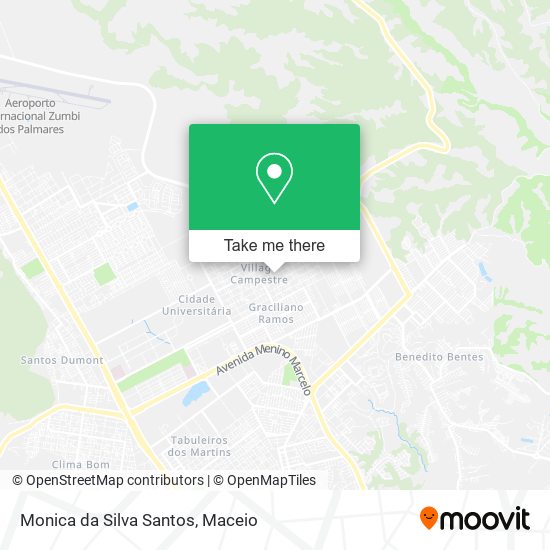 Monica da Silva Santos map