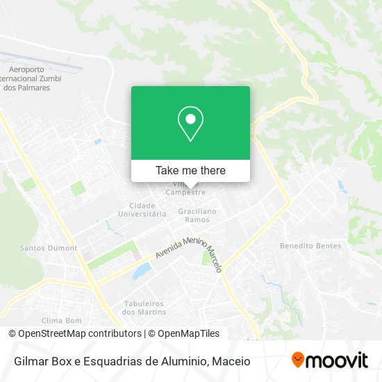 Gilmar Box e Esquadrias de Aluminio map