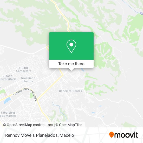 Mapa Rennov Moveis Planejados