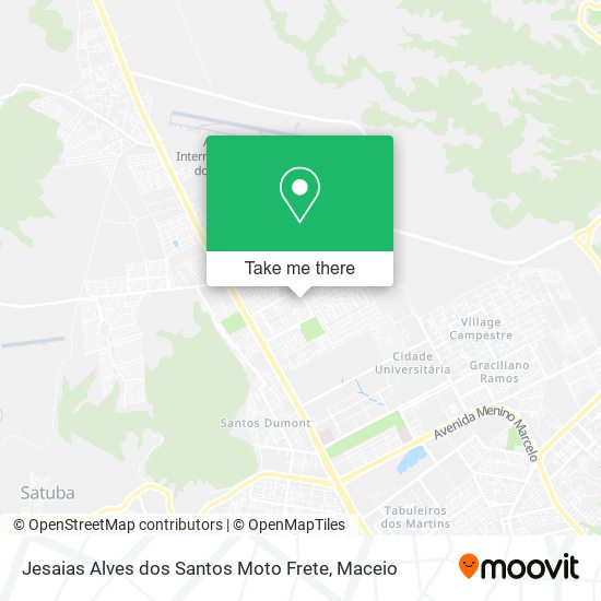 Mapa Jesaias Alves dos Santos Moto Frete