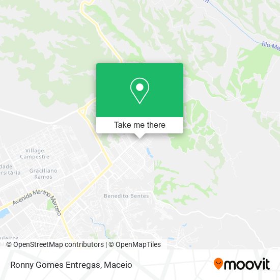 Ronny Gomes Entregas map