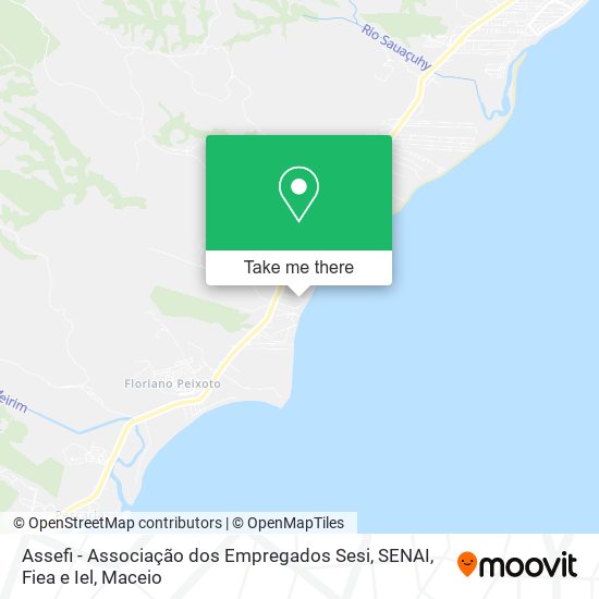 Assefi - Associação dos Empregados Sesi, SENAI, Fiea e Iel map