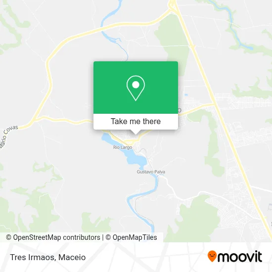 Tres Irmaos map