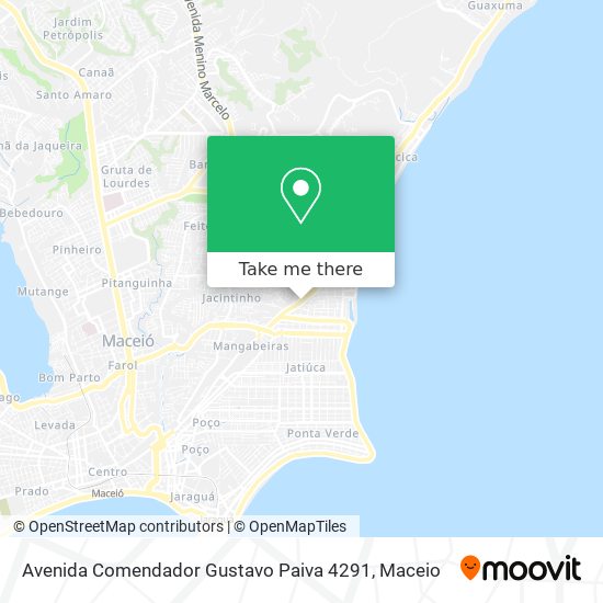 Mapa Avenida Comendador Gustavo Paiva 4291