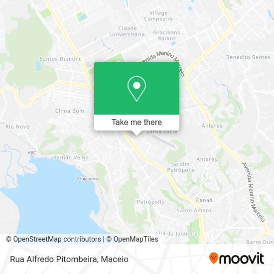 Rua Alfredo Pitombeira map