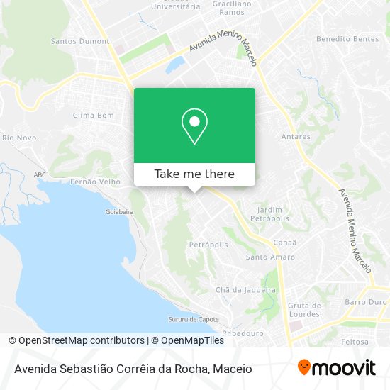 Avenida Sebastião Corrêia da Rocha map