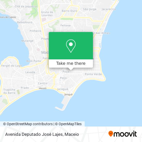 Avenida Deputado José Lajes map
