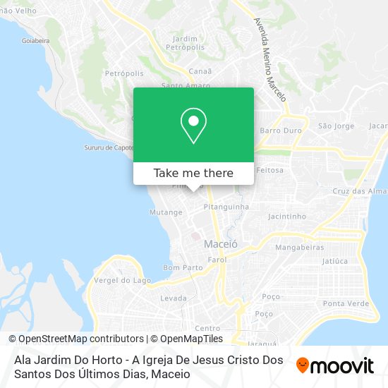 Mapa Ala Jardim Do Horto - A Igreja De Jesus Cristo Dos Santos Dos Últimos Dias