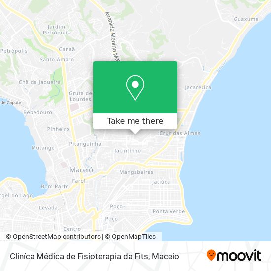 Cliníca Médica de Fisioterapia da Fits map