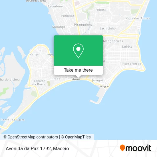 Avenida da Paz 1792 map