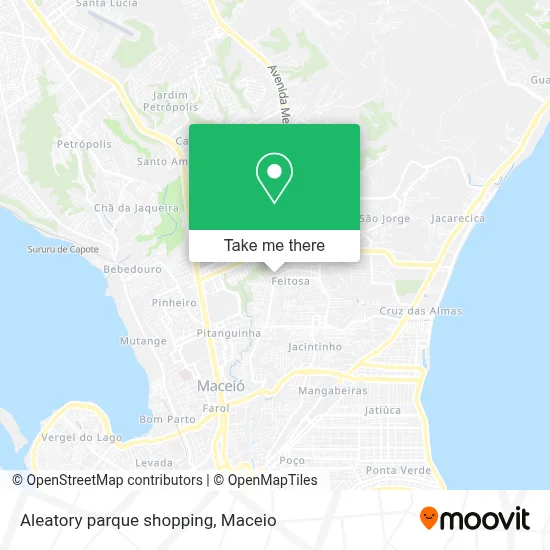 Aleatory parque shopping map