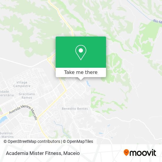 Academia Mister Fitness map