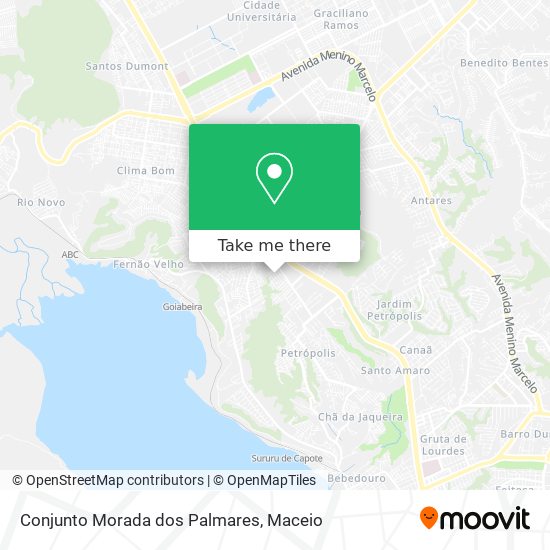 Mapa Conjunto Morada dos Palmares