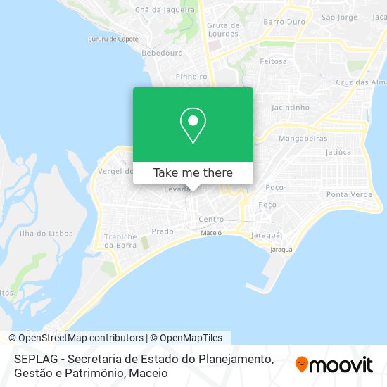 SEPLAG - Secretaria de Estado do Planejamento, Gestão e Patrimônio map