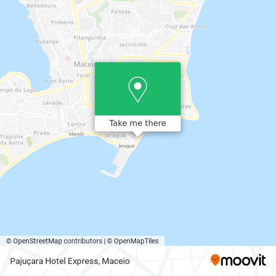 Pajuçara Hotel Express map