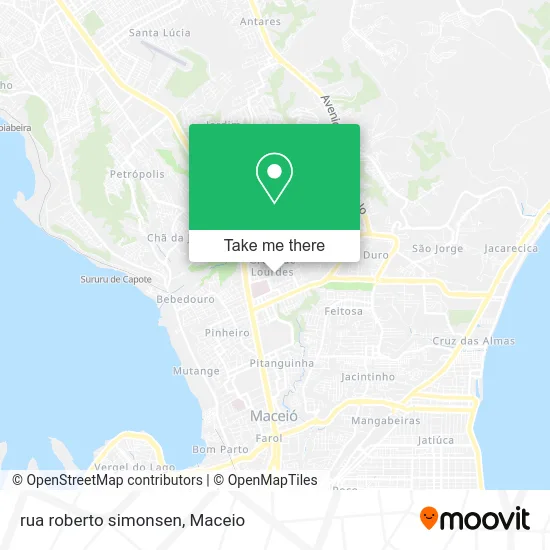 rua roberto simonsen map