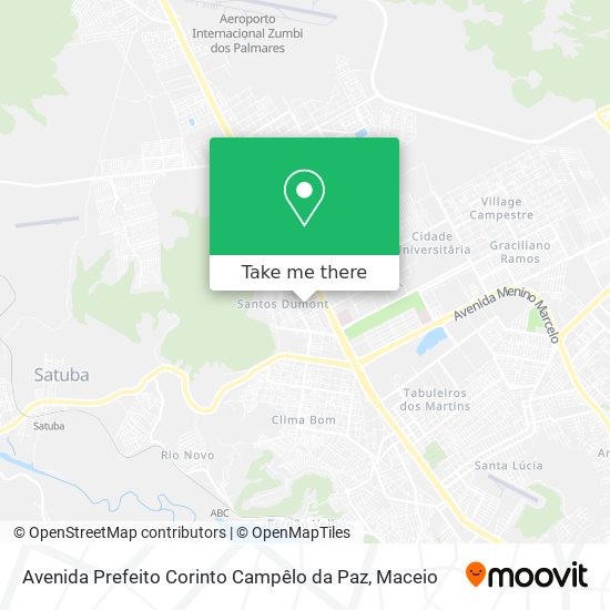 Avenida Prefeito Corinto Campêlo da Paz map