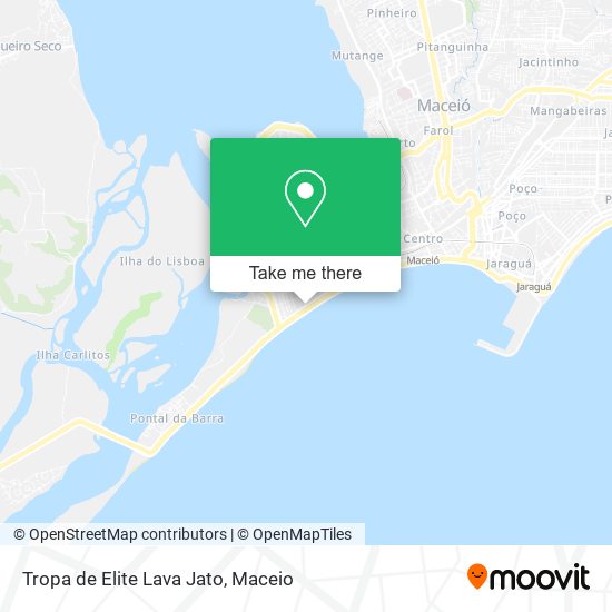 Mapa Tropa de Elite Lava Jato