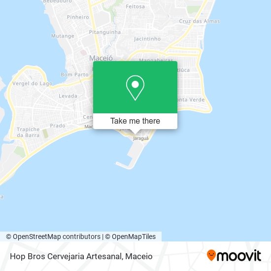 Mapa Hop Bros Cervejaria Artesanal