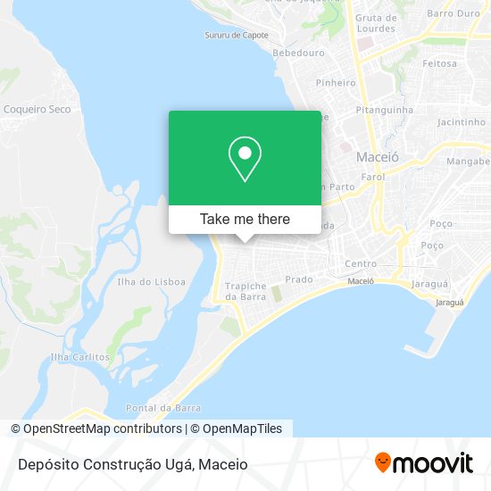 Mapa Depósito Construção Ugá