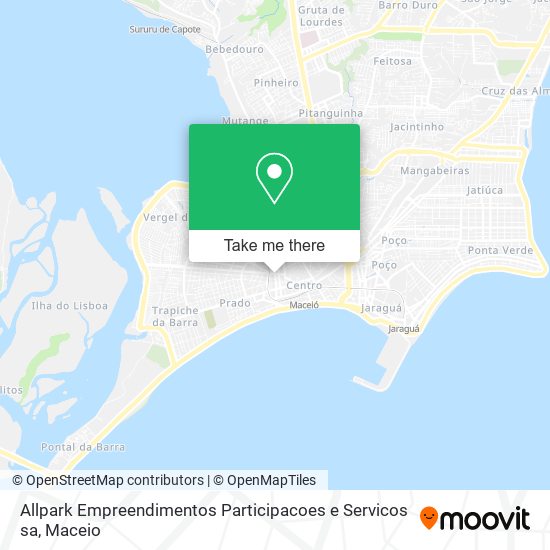 Allpark Empreendimentos Participacoes e Servicos sa map