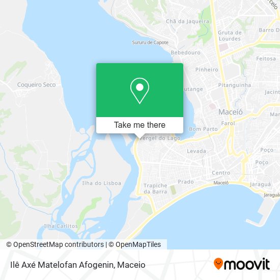 Ilê Axé Matelofan Afogenin map