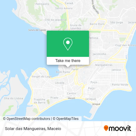 Solar das Mangueiras map