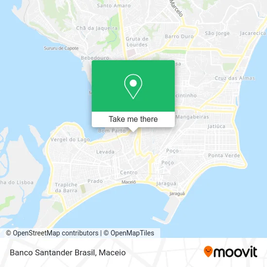Banco Santander Brasil map