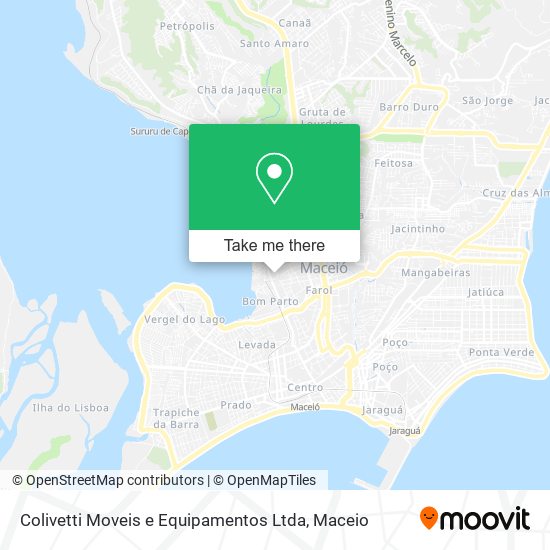 Colivetti Moveis e Equipamentos Ltda map