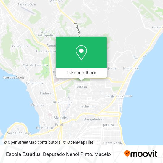 Mapa Escola Estadual Deputado Nenoi Pinto